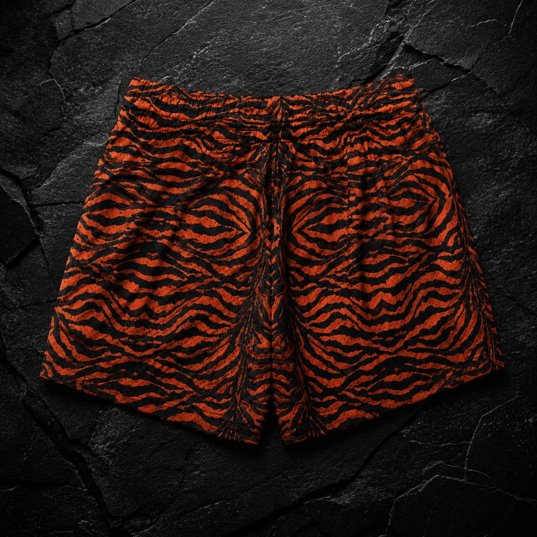 RCKY Vol.001 / N° I — Tigre mesh shorts
